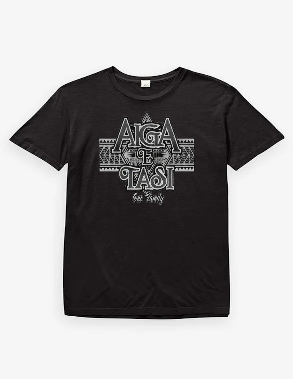Aiga E Tasi "One Family" Samoan Tribal Graphic Tee