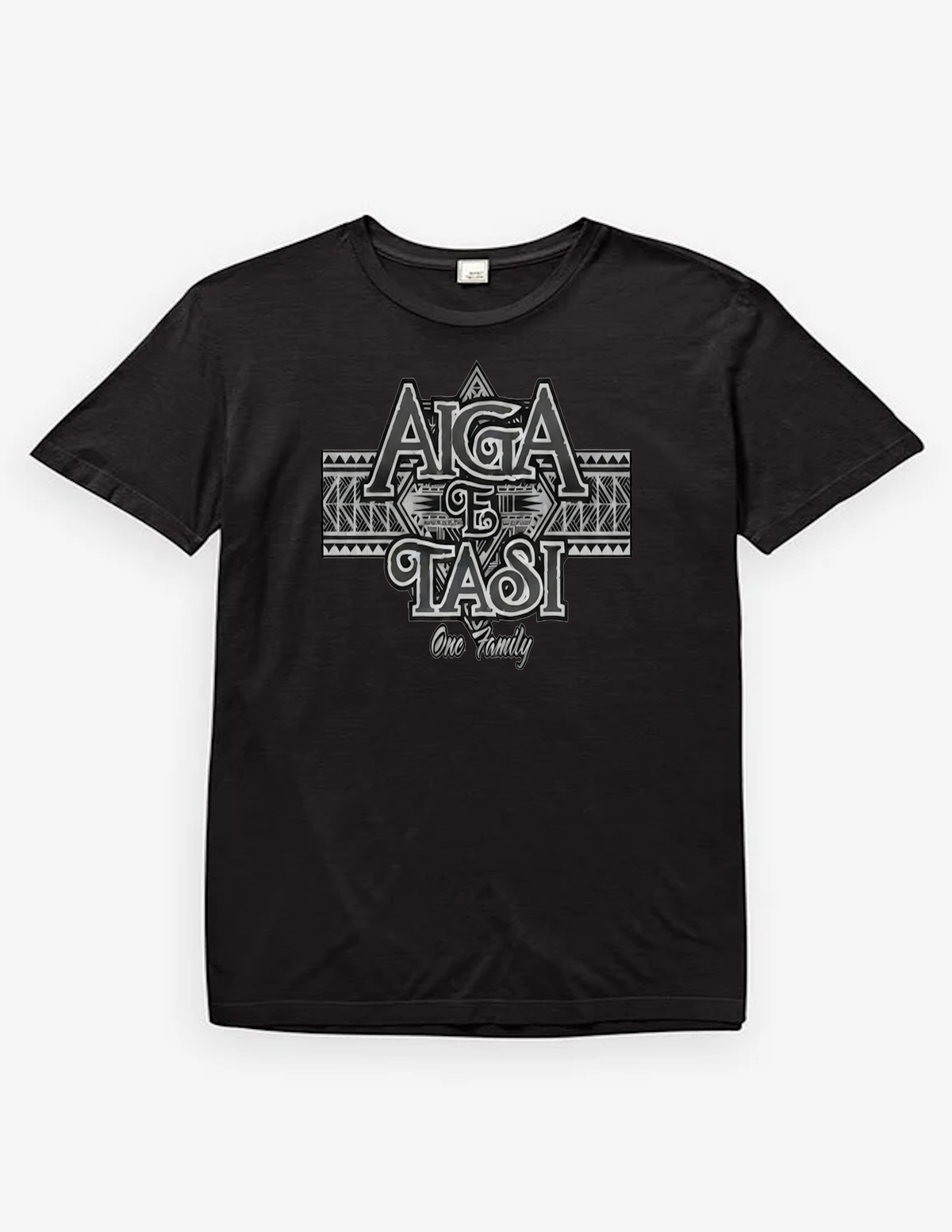 Aiga E Tasi "One Family" Samoan Tribal Graphic Tee